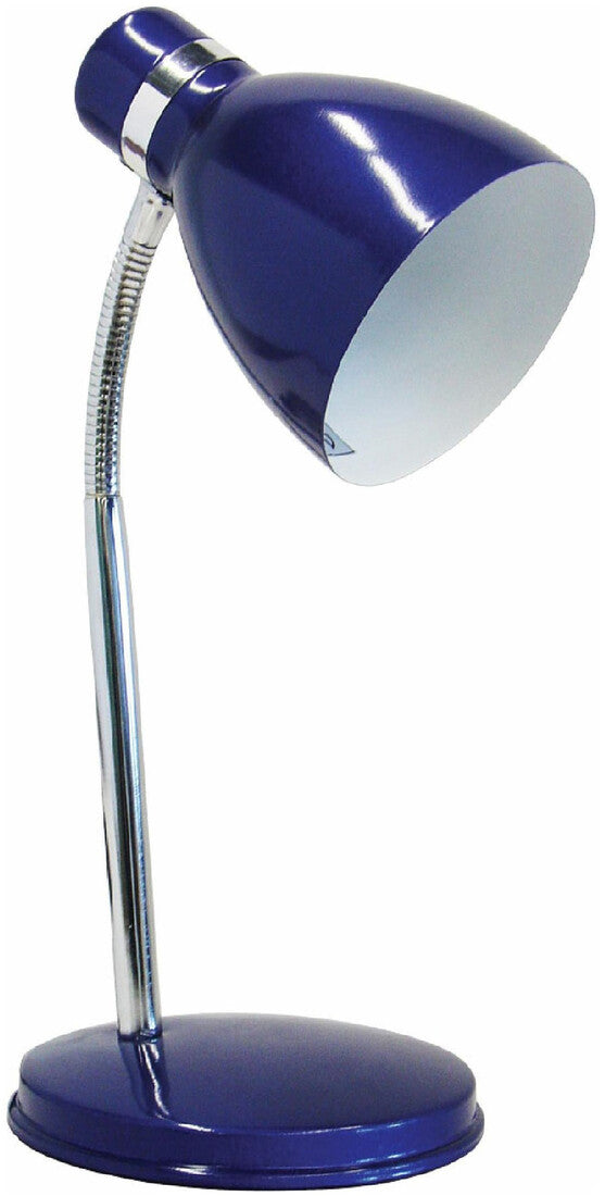 1950090-AZ FLEXO METALICO SOBREMESA AZUL E14 25W