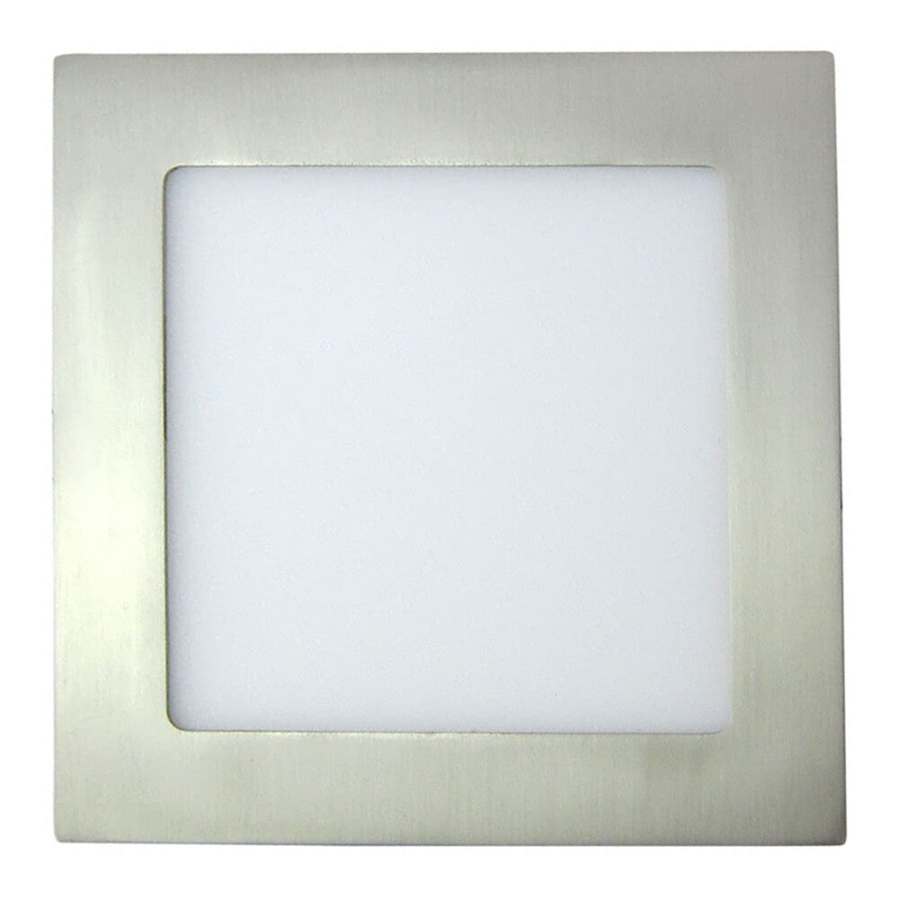10938 DOWNLIGHT LED CUADRADO EMP 18W PLATA 6000K
