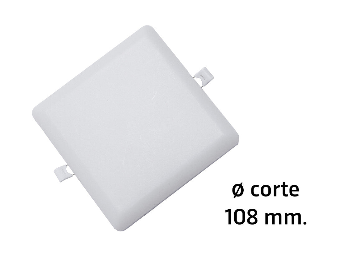 67031 DOWNLIGHT LED CUAD EMP S/MARCO 18W 6000K ALG