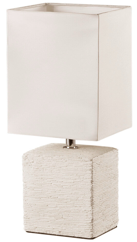 Lámpara Sobremesa E14 Beige Ping Trio Lighting