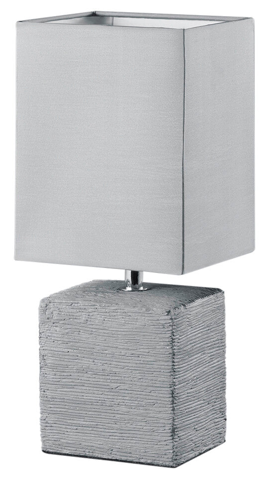 Lámpara Sobremesa E14 Gris Ping Trio Lighting