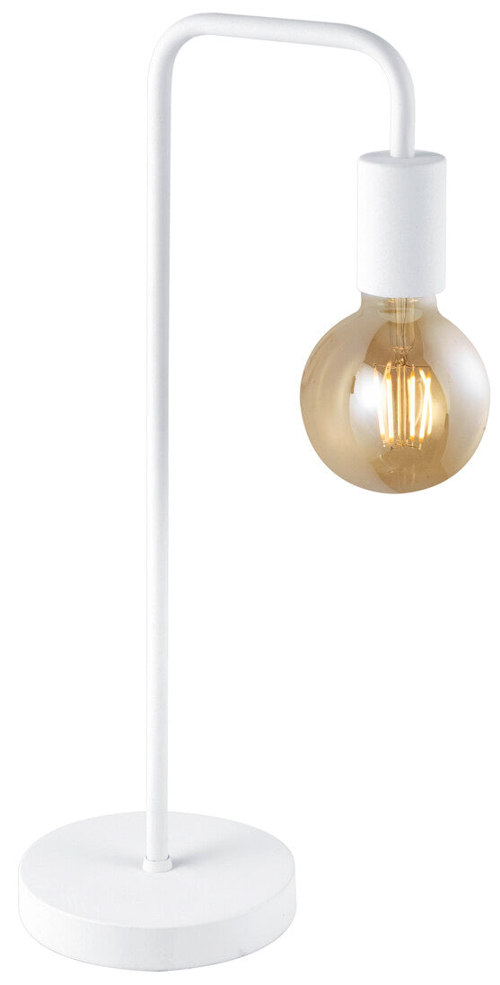 Lámpara Sobremesa Blanca E27 Diallo Trio Lighting