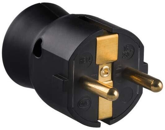 050177 CLAVIJA AEREA TTL 16A 250V NEGRA LEGRAND
