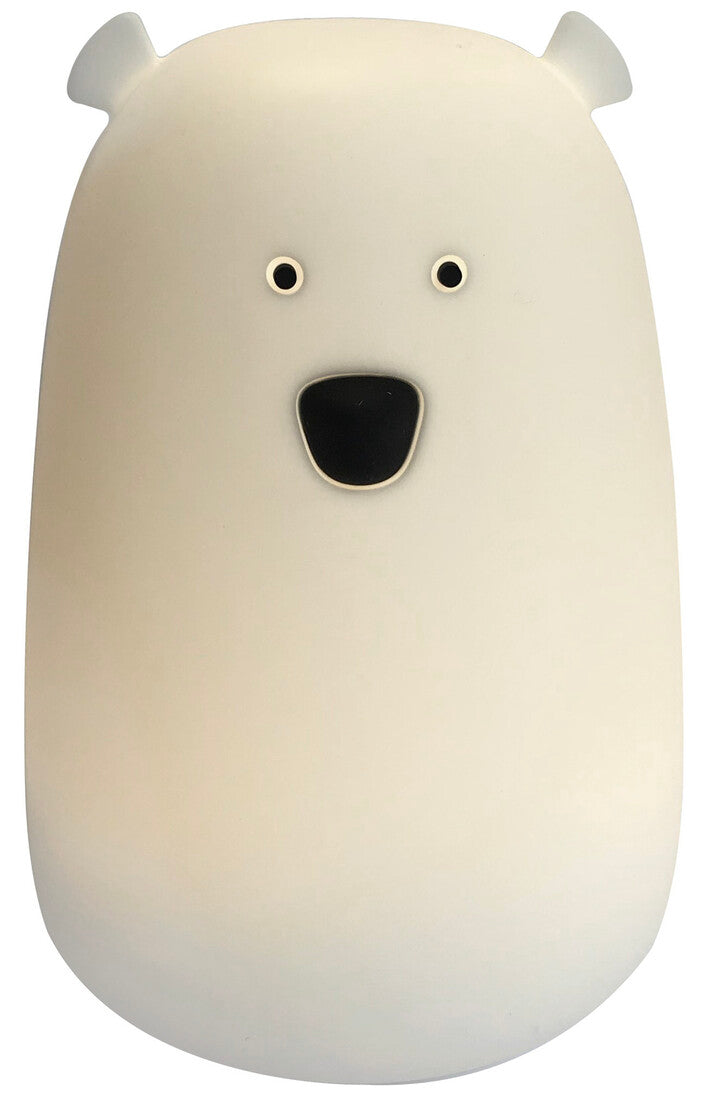 2400613-BL LUZ NOCHE SILICONA LED OSO BLANCO