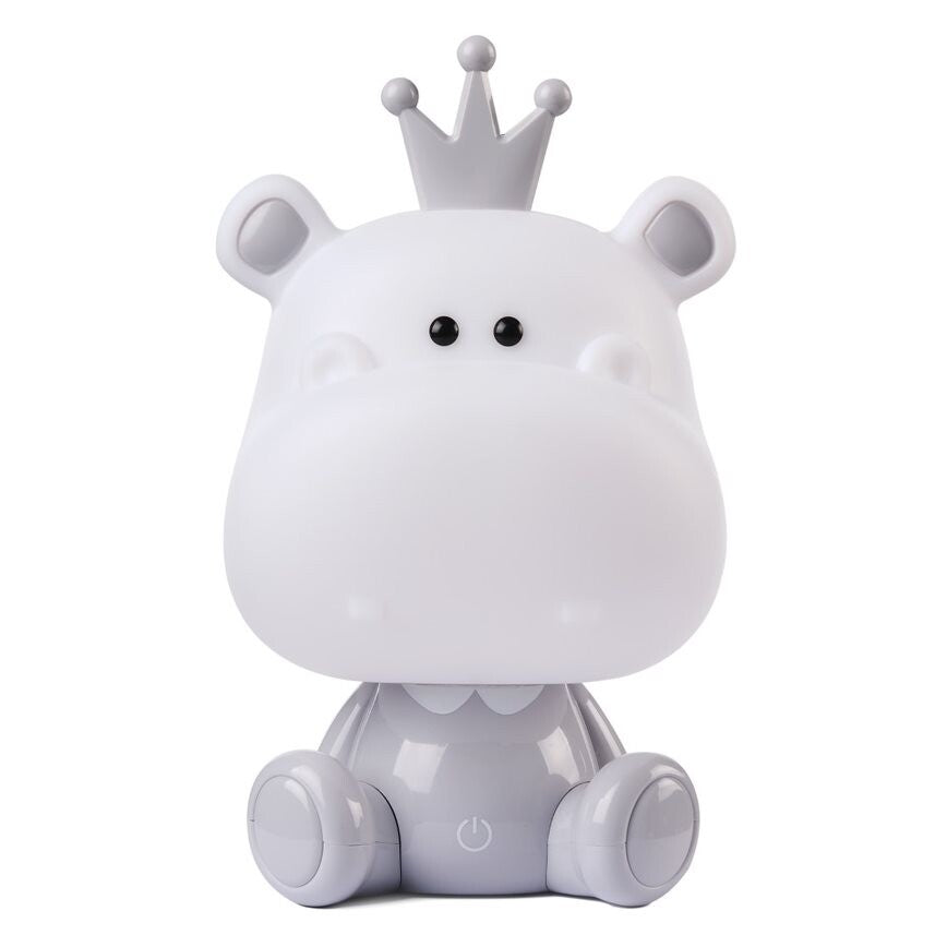 073/LG LUZ NOCHE INFANTIL LED HIPOPOTAMO GRIS 4000K 55Lm IP20 ONLI