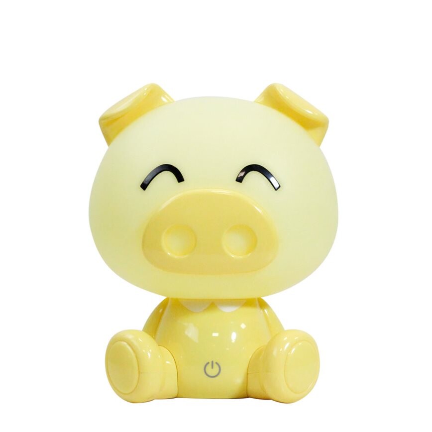 074/LG LUZ NOCHE INFANTIL LED CERDITO AMARILLO 4000K 55Lm IP20 ONLI