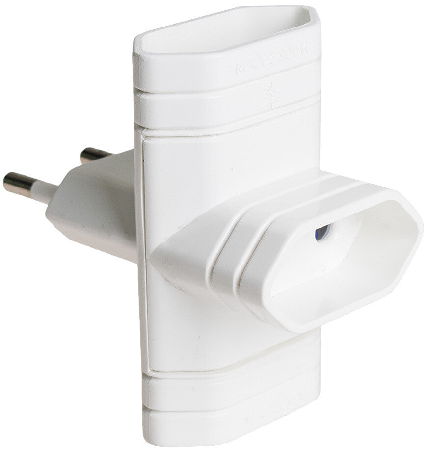 6009 CLAVIJA TRIPLE SIN TTL 10A SOLERA