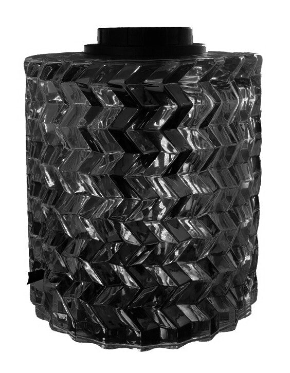 1900701-CR BASE DE SOBREMESA CRISTAL CROMADO E27