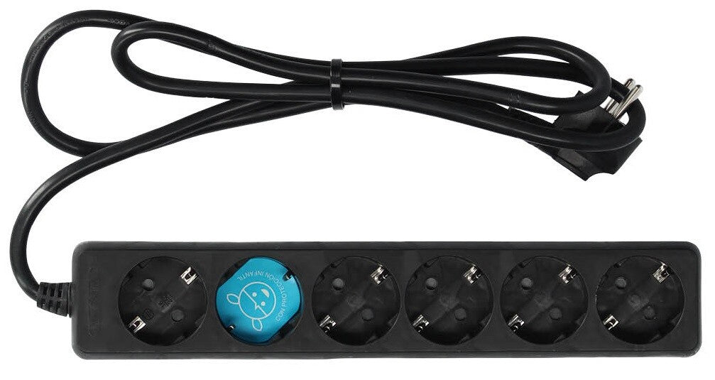 0000030 BASE NEGRA 6T ECON C/CABLE S/INTER GSC