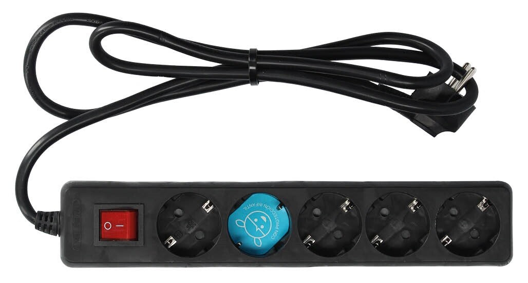 0000029 BASE NEGRA 5T ECON C/CABLE C/INTER GSC
