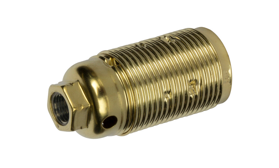 H038222 E14 KOALA BRASS THREADED LAMPHOLDER