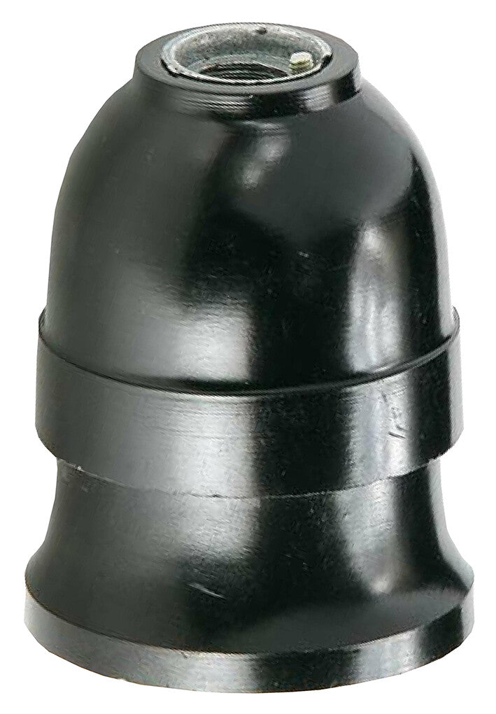 1200242-N PORTALAMPARAS REFORZADO E27 NEGRO
