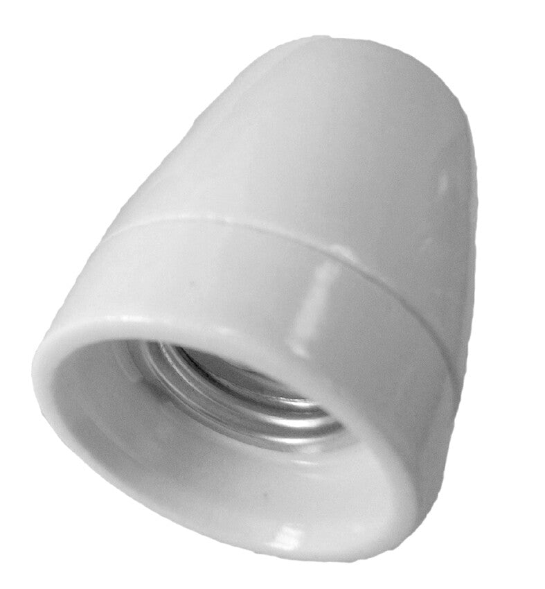 1200545 PORTALAMPARAS CERAMICO VINTAGE BLANCO E27