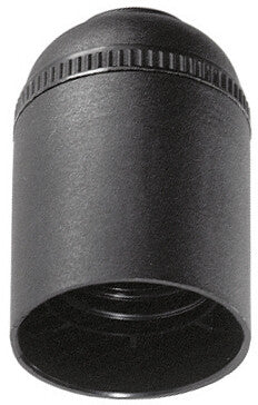 6829CLN-U PORTALAMPARAS LISO E27 NEGRO SOLERA | Suministros Figmar