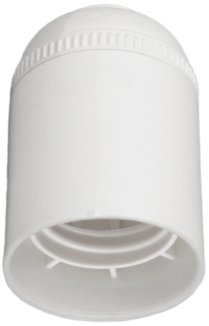 6829CLB-U PORTALAMPARAS LISO E27 BLANCO SOLERA