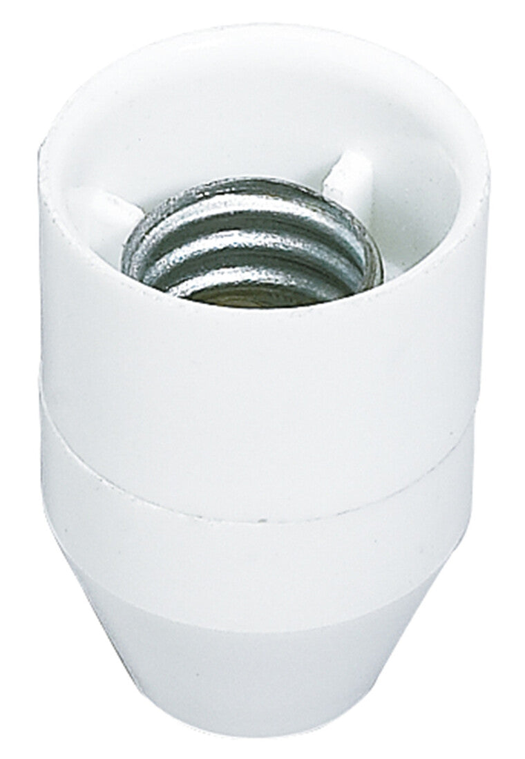 1200247 PORTALAMPARAS CONICO E14 BLANCO BAQUELITA | Suministros Figmar