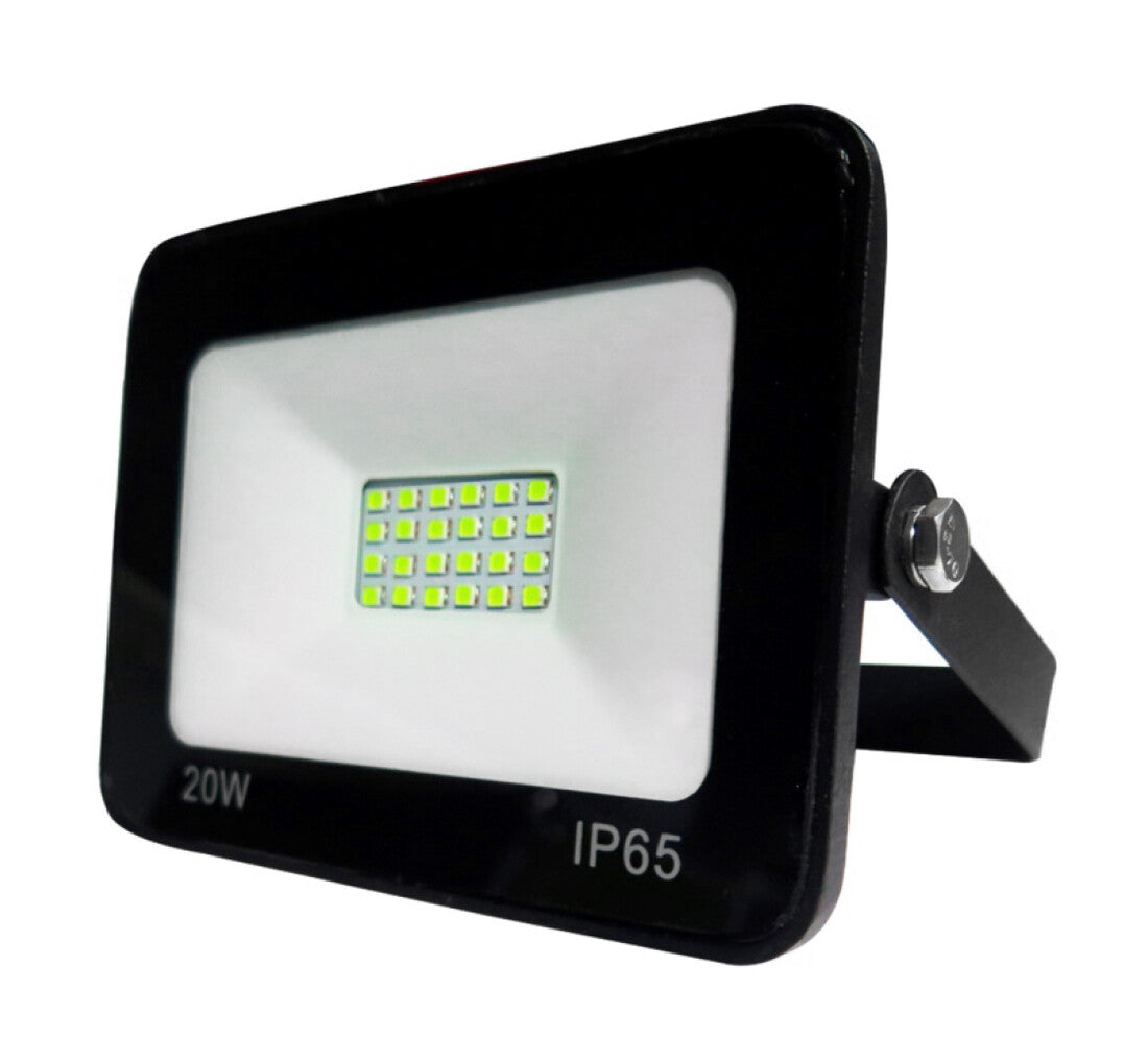 2002925 PROYECTOR LED NEGRO ECO 20W 6500K IP65