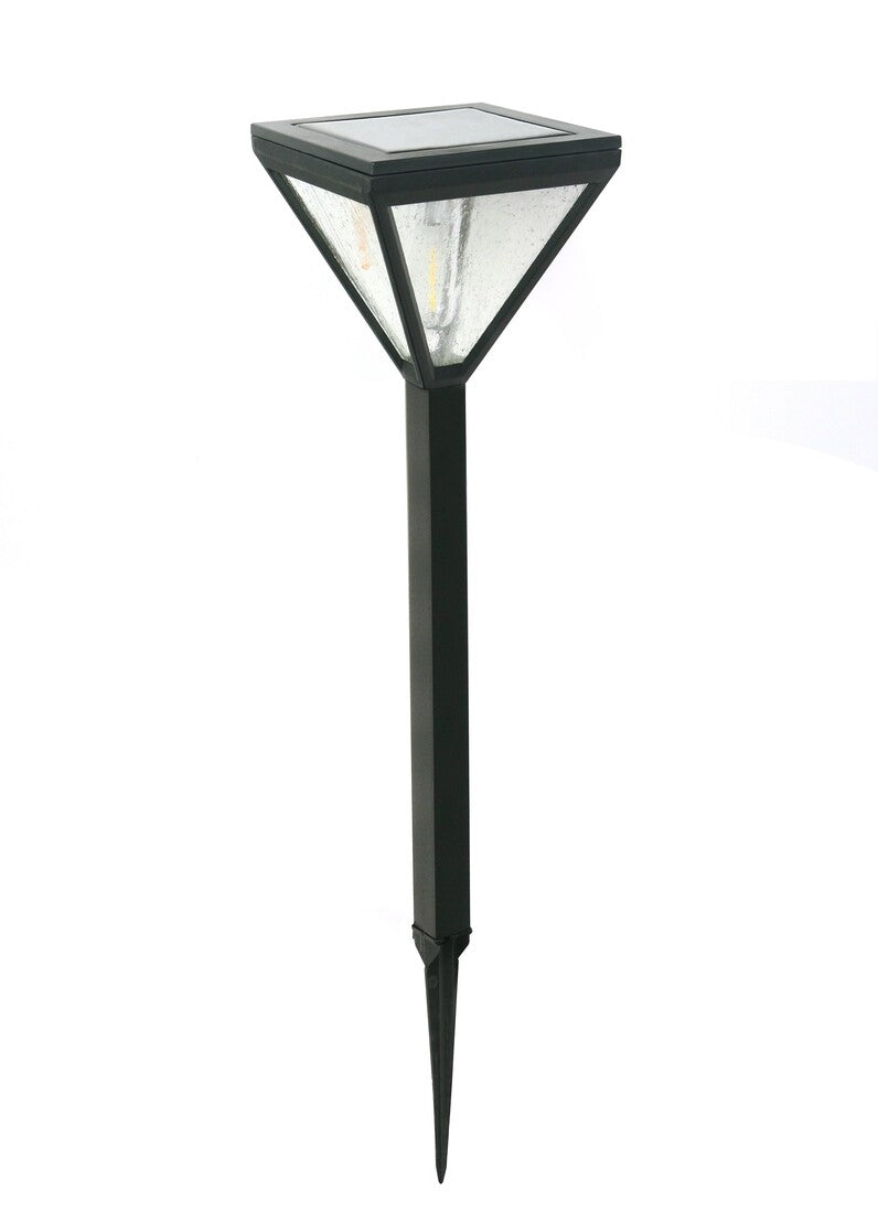 G2233 ESTACA SOLAR CALIDA INOX + DIFUSOR VIDRIO 56cm GALIX