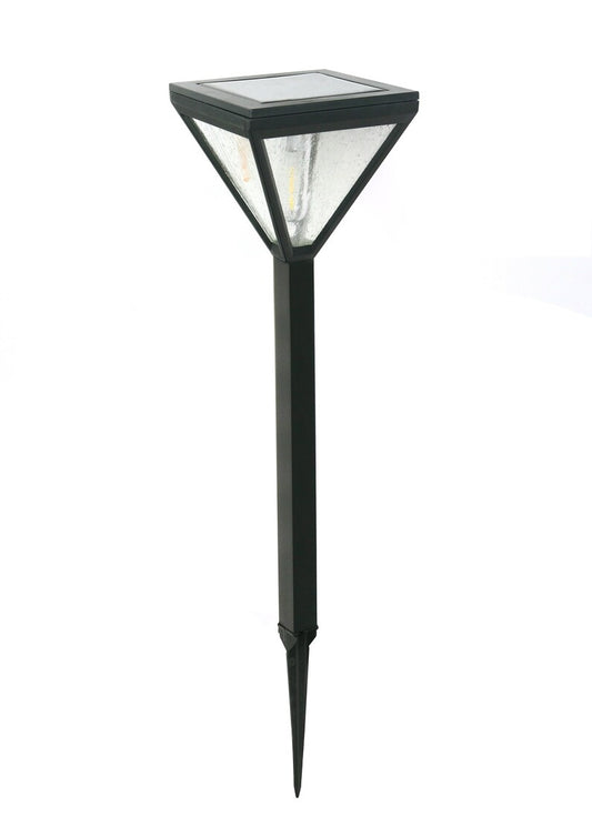 G2233 ESTACA SOLAR CALIDA INOX + DIFUSOR VIDRIO 56cm GALIX