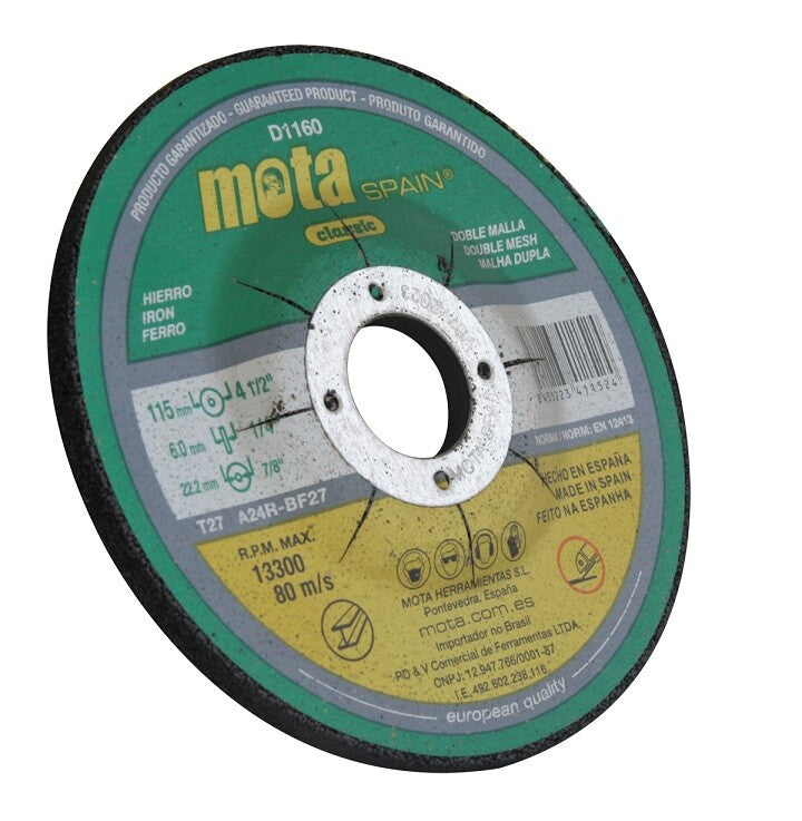 D2320 CUTTING DISC 230x2.0x22.2mm MOTA