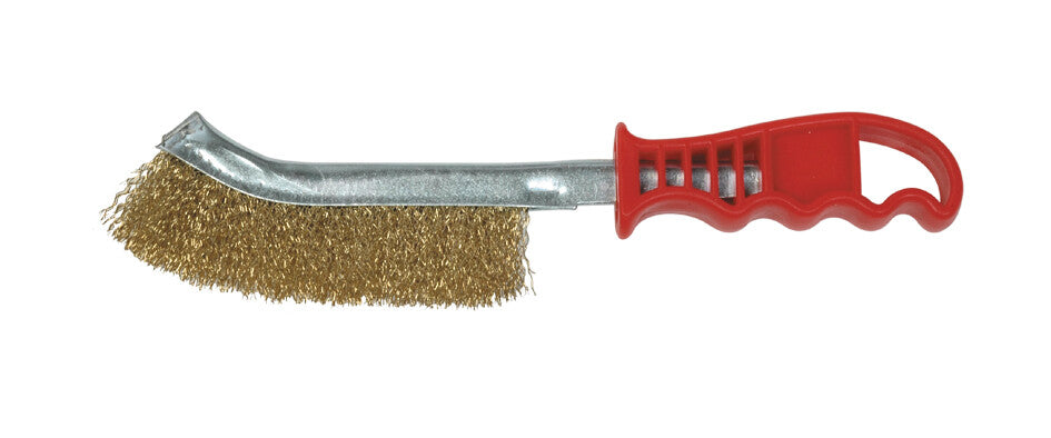 F116A BRUSH PLASTIC HANDLE TAN STEEL MOTA