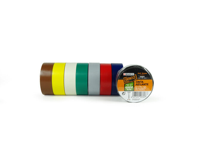 10770 INSULATING TAPE 10x19mm WHITE MIARCO