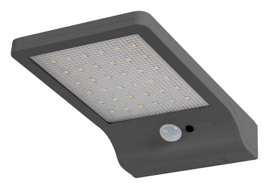 267862 SOLAR LED WALL LIGHT SENSOR 3W 4000K GRAY