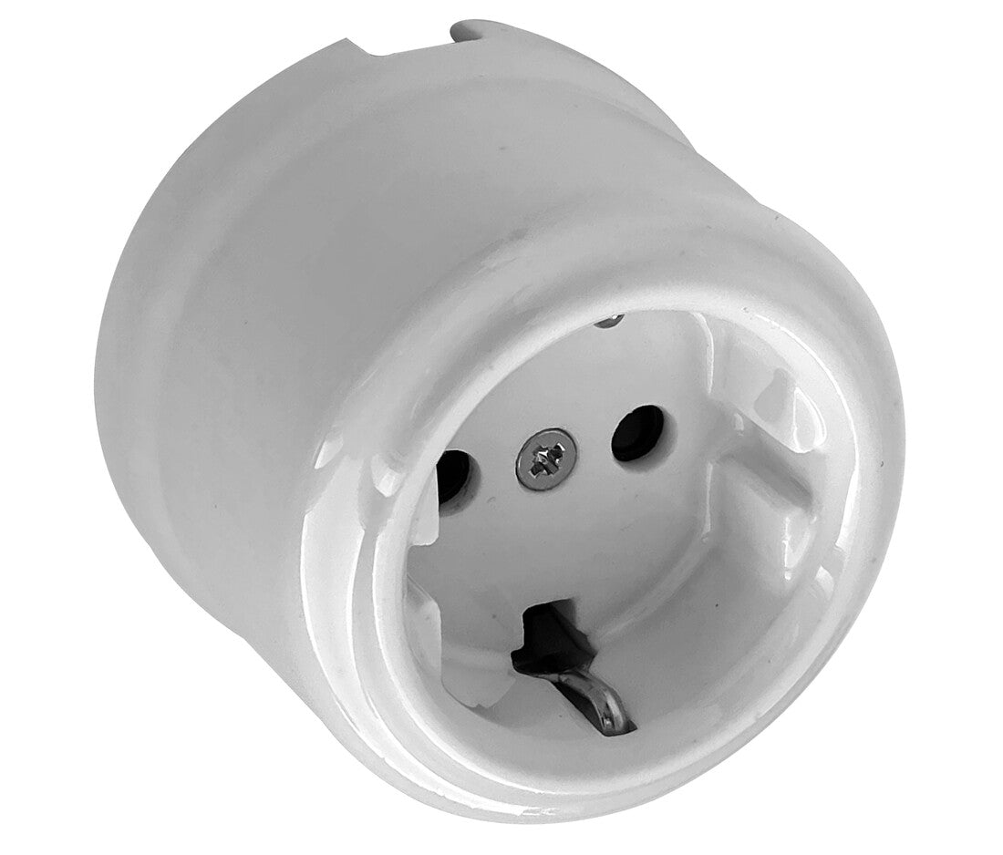 2902021 F-BRIGHT WHITE PORCELAIN ROUND SURFACE BASE