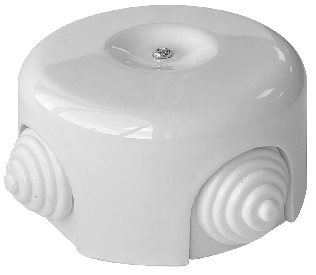 2902030 CAJA DE DISTRIBUCION DE SUPERFICIE PORCELANA BLANCA F-BRIGHT