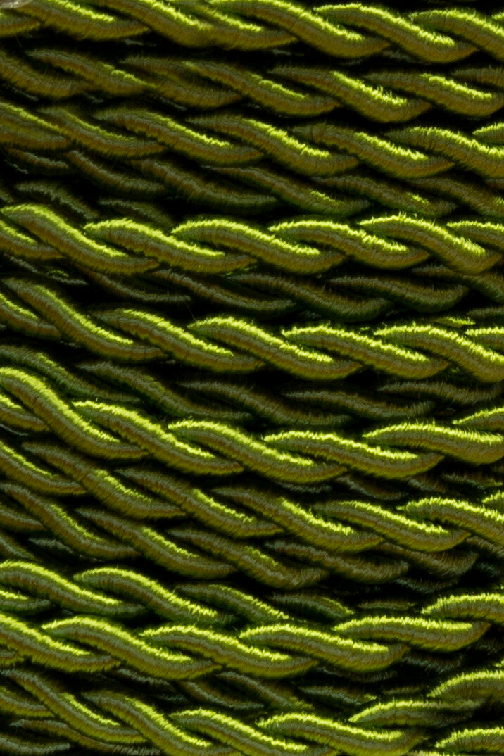 25 METROS CABLE TRENZADO SEDA 2x0,75 VERDE (18)