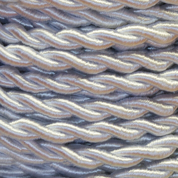 25 METROS CABLE TRENZADO SEDA 2x0,75 BLANCO (01)