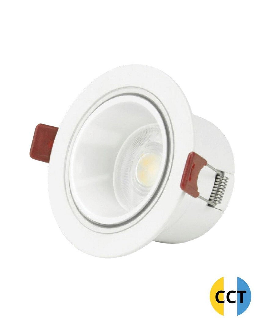 2809009 ARO LED REDONDO EMPOTRABLE 5W CCT + LUZ AMBIENTAL F-BRIGHT
