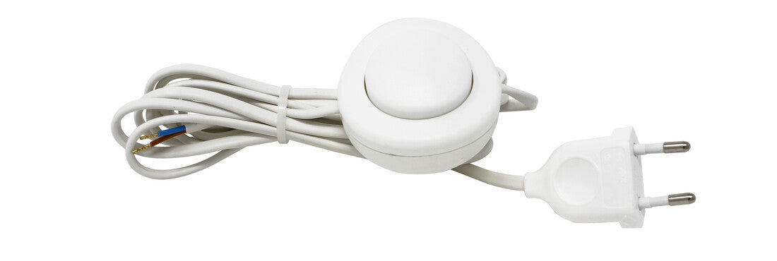 H038056 3m CONEXION CON INTERRUPTOR DE PIE BLANCA KOALA | Suministros Figmar
