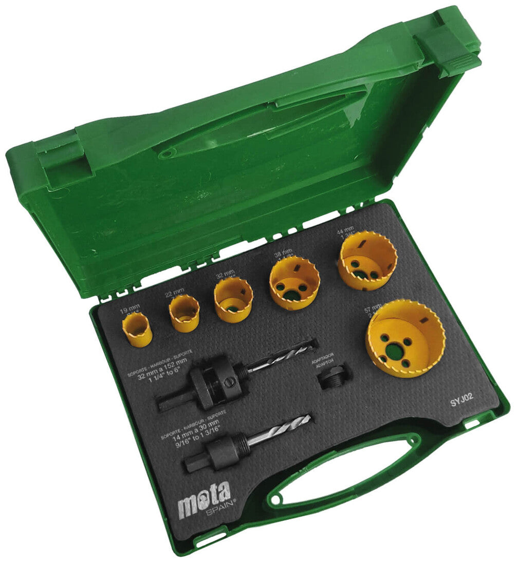 SYJ02 JUEGO SIERRAS CORONADAS DENTADAS 6u MOTA | Suministros Figmar