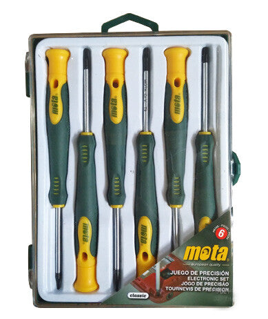 DJMV JUEGO 6 DESTORNILLADORES PRECISION PLANOS/PH MOTA