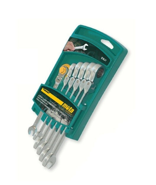 EWJ1 SET OF 6 CRACKET WRENCHES 8 TO 17mm MOTA