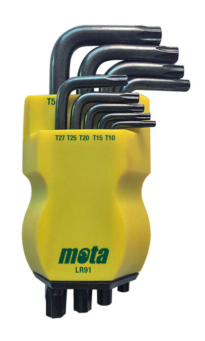 LR91 JUEGO LLAVES TORX CORTAS 9 PIEZAS MOTA