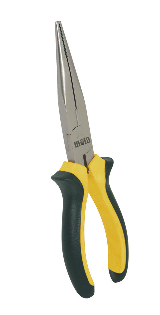 Q306 ALICATE PLANO DENTADO PUNTA REDONDA 160mm MOTA