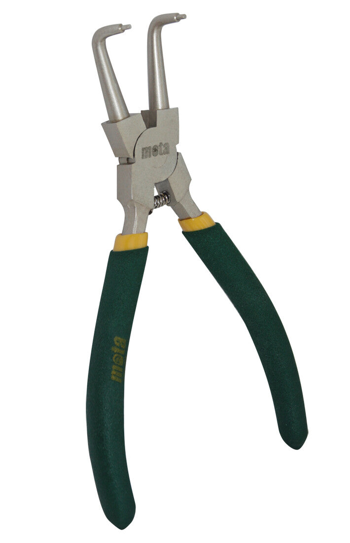 Q837 ALICATE PARA ARANDELAS SEGURIDAD CERRAR CURVO 90º 170mm MOTA