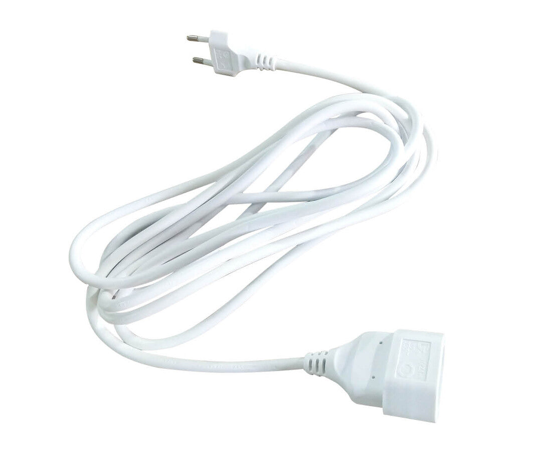 100500001 3m PROLONGACION ECONOMICA BLANCA 2x0,75mm GSC