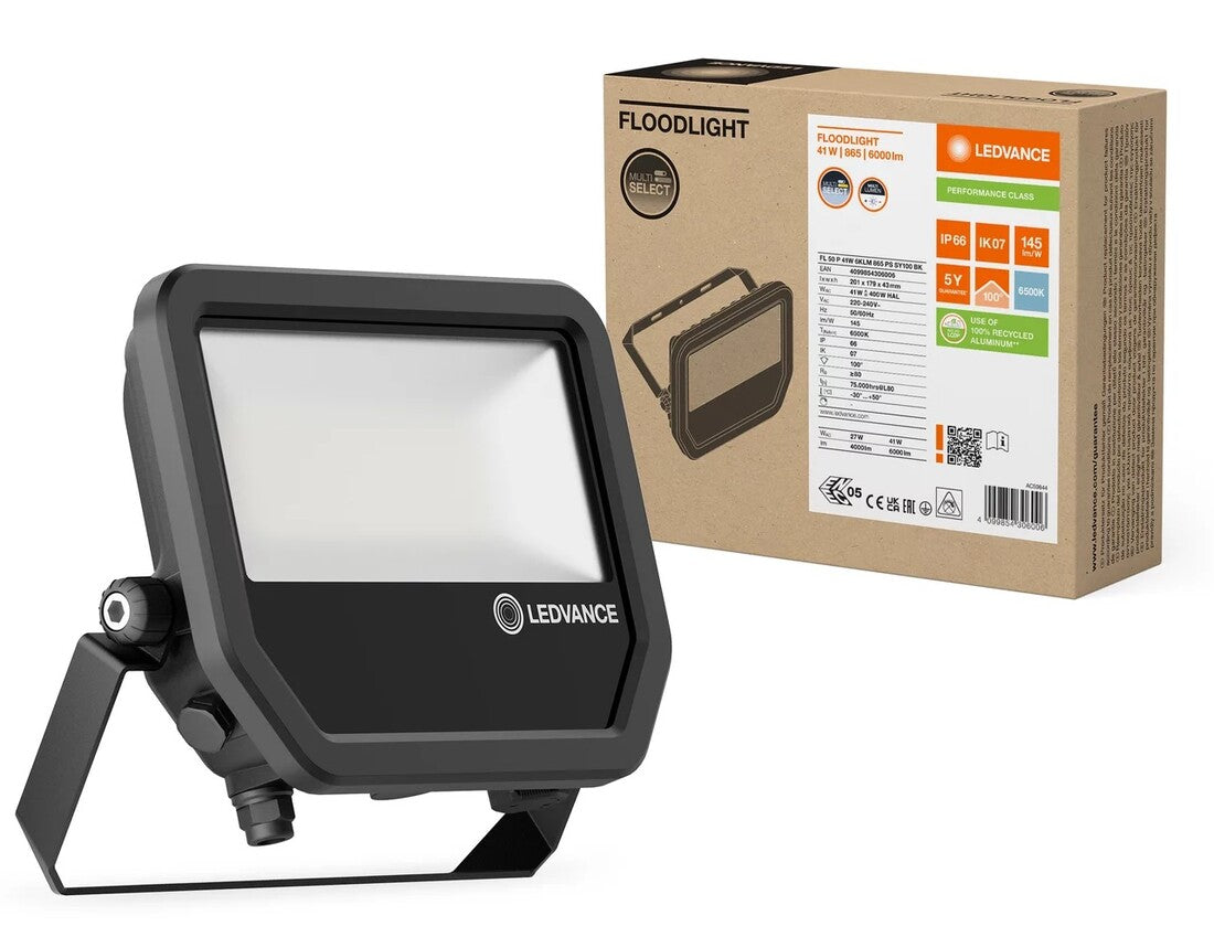 306006 PROYECTOR LED NEGRO 41W 6500K 6000Lm LEDVANCE