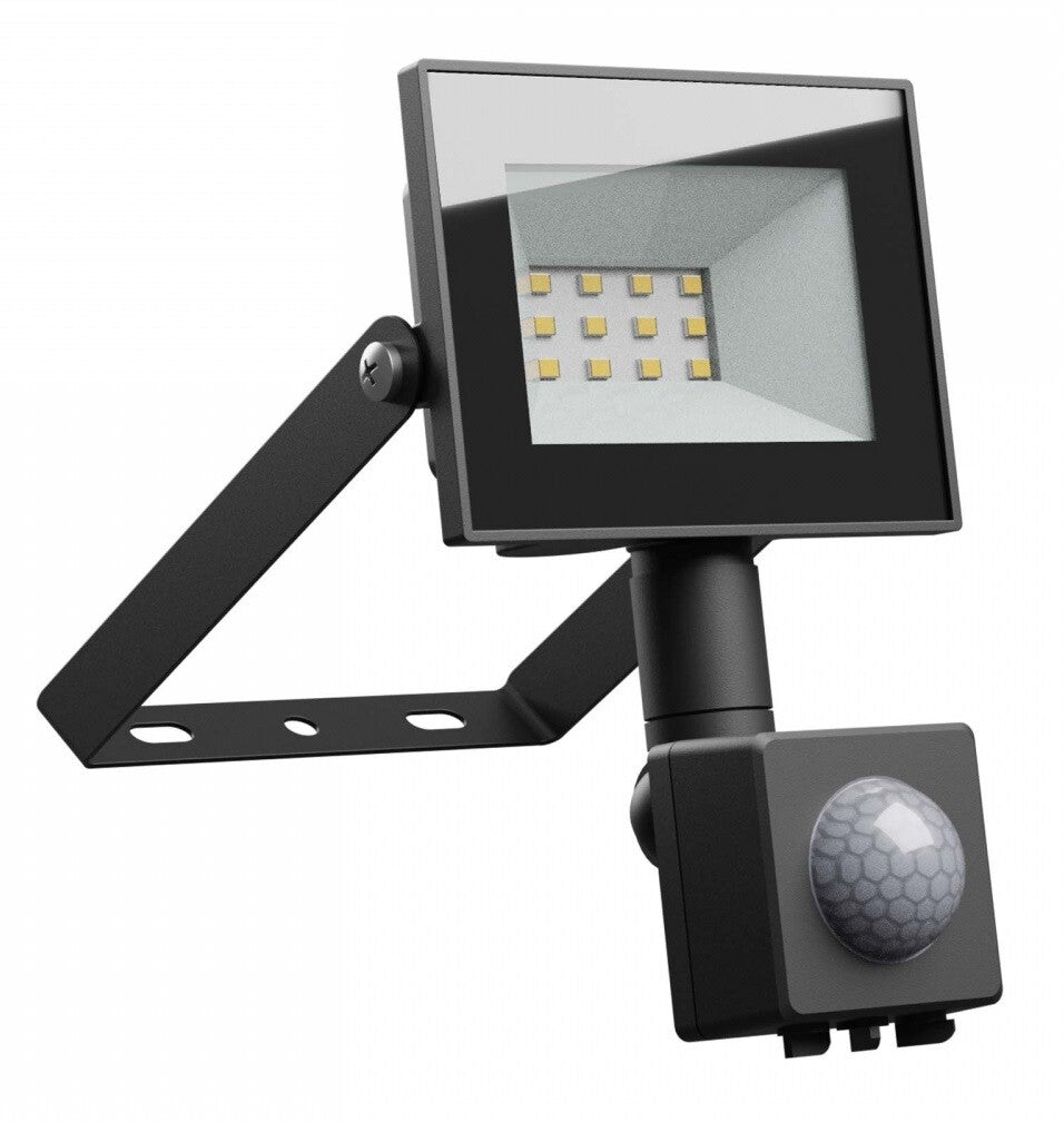 SLI029070NW_SENSOR_PW LED-STRAHLER M. SENSOR SCHWARZ 10W 4000K SPECTRUM