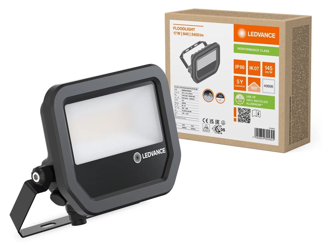 305825 PROYECTOR LED NEGRO 17W 4000K 2400Lm LEDVANCE