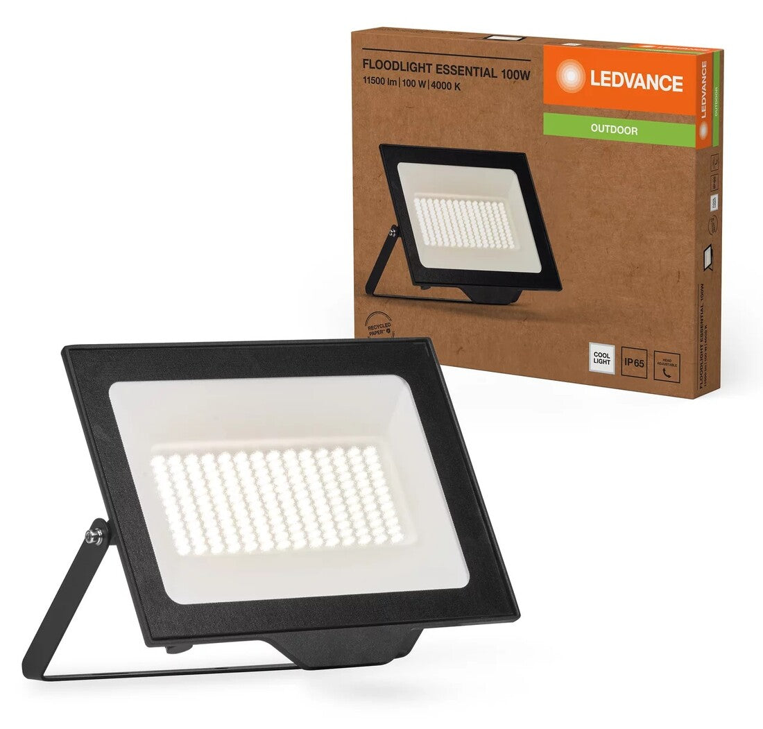 831476 PROYECTOR LED NEGRO 100W 4000K 10000Lm ESSENTIAL LEDVANCE