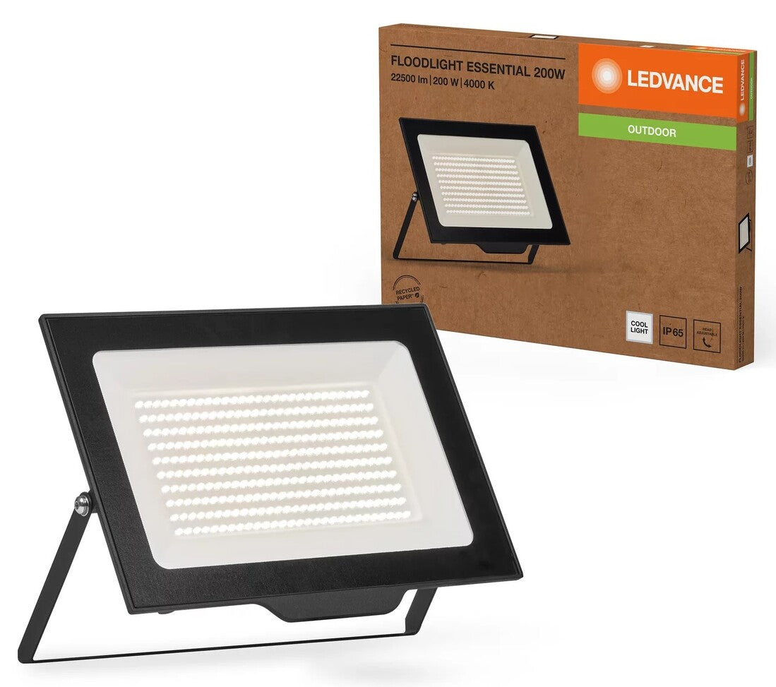 429675 PROYECTOR LED NEGRO 200W 4000K 20000Lm ESSENTIAL LEDVANCE