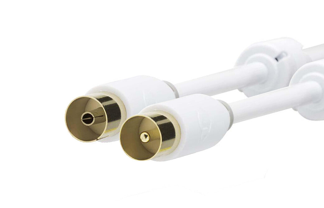 CSBW40015WT50 BL 5m ANTENNENKABEL VERGOLDETE ANSCHLÜSSE NEDIS