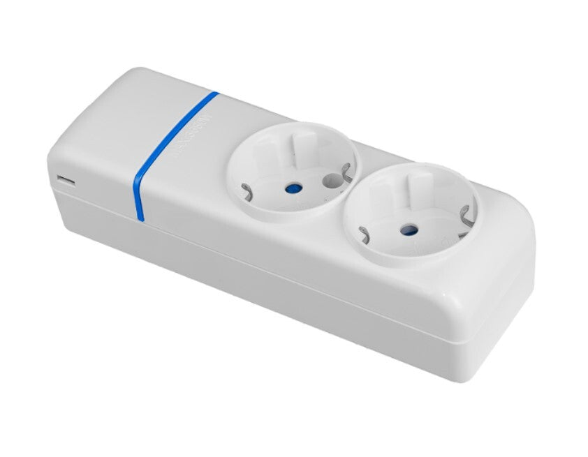 8002P MEHRFACHSTECKDOSENLEISTE 2T OHNE KABEL OHNE SCHALTER ION SOLERA