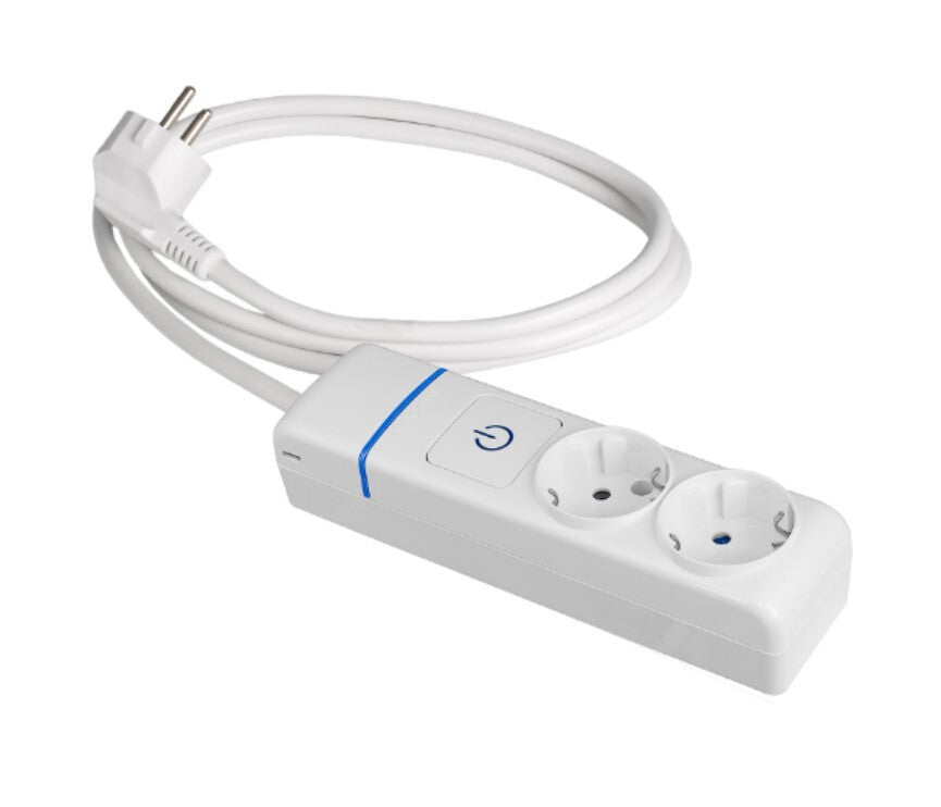 8012PIL MEHRFACHSTECKERLEISTE 2T M. KABEL M. SCHALTER 1,5m ION SOLERA
