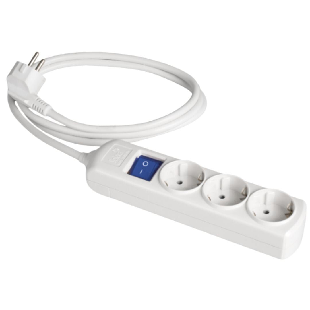 8033IL BASE MULTIPLE 3T 3m CABLE CON INTERRUPTOR SERIE 8000 SOLERA