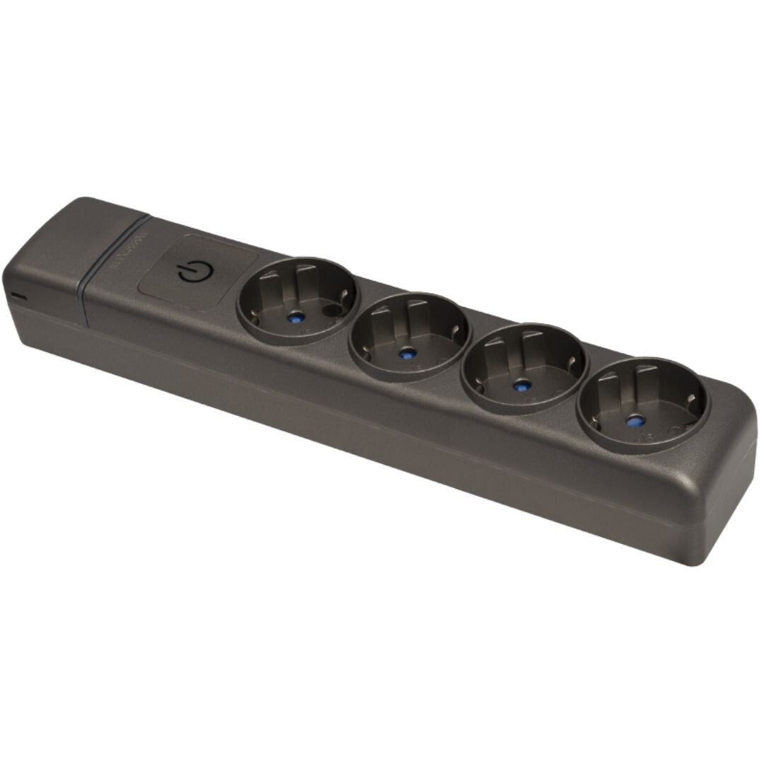 8004PILNG BASE MULTIPLE GRAFITO 4T SIN CABLE CON INTERRUPTOR ION SOLERA